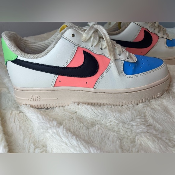 Nike Air Force 1 Sail Multi “07” size 7 - Picture 8 of 12